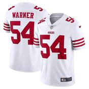 Men's San Francisco 49ers Fred Warner Vapor Limited Jersey White image