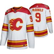 Men's Calgary Flames #9 Lanny McDonald Heritage Classic Authentic White Jersey image