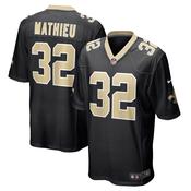 Youth New Orleans Saints Tyrann Mathieu Game Jersey Black image