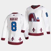 Colorado Avalanche #8 Cale Makar White Retro Jersey image