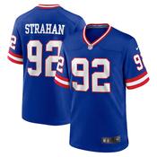 Men's New York Giants Michael Strahan Classic Retired Player Game Jersey Royal image