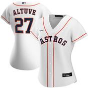 Womens Houston Astros Jose Altuve Cool Base Replica Jersey White image