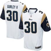 Men's Los Angeles Rams Todd Gurley Game Jersey White image