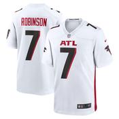 Youth Atlanta Falcons Bijan Robinson Game Jersey - White image