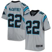 Youth Carolina Panthers Christian McCaffrey Inverted Team Game Jersey Silver image