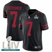 Men's San Francisco 49ers Colin Kaepernick Vapor Limited Super Bowl LIV Bound Jersey Black image