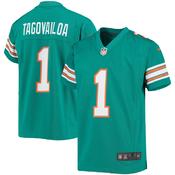 Youth Miami Dolphins Tua Tagovailoa Alternate Game Jersey Aqua image