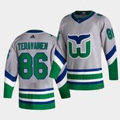 Carolina Hurricanes #86 Teuvo Teravainen Grey Retro Jersey image