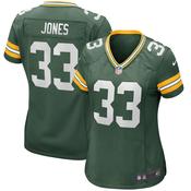 Women's Aaron Jones Green Bay Packers Game Jersey Green image