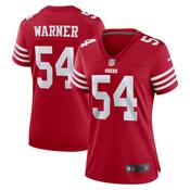 Women's San Francisco 49ers Fred Warner Game Jersey - Scarlet image