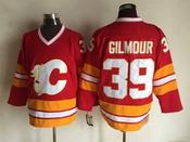 Men's Calgary Flames #39 Doug Gilmour 1980-81 Red CCM Vintage Throwback Jersey image