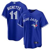 Men's Toronto Blue Jays Bo Bichette Alternate Player Name Jersey - Royal image