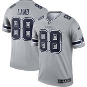 Men's Dallas Cowboys CeeDee Lamb Inverted Legend Jersey Gray image