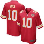 Men's Kansas City Chiefs Tyreek Hill Game Player Jersey Red image