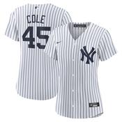 Women's New York Yankees Gerrit Cole Home Player Jersey - White image