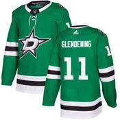 Men's Dallas Stars #11 Luke Glendening Green Stitched Hockey Jersey image