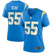 Women's Los Angeles Chargers Junior Seau Game Retired Player Jersey Powder Blue image