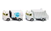 Siku Municipal Set – Road Sweeper &amp; Garbage Truck