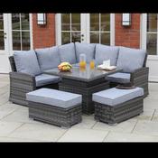 Amalfi Corner Set w/ adjustable table (SML)