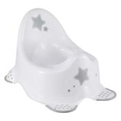 Keeper Non-Slip Toilet Trainer Seat – White and Gray Star