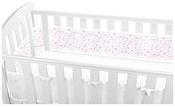 BreathableBaby Cot Liner – Twinkle Pink, 4-Sided