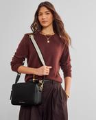 Lottie Large Crossbody Bag in Black image