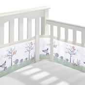 BreathableBaby Mesh Cot Liner – Woodland | Single Side Classic Mesh