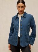 Carrie Cord Long Sleeve Jacket – Dusty Blue image