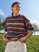 White Stuff Florence Stripe Jumper – Navy Multi