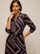 Rua Jersey Dress – Navy Multi image