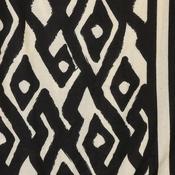 Amber Ecru and Black Mix Abstract Geo Print Scarf image
