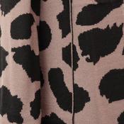 Carly Taupe and Black Abstract Animal Print Scarf image