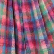 Molly Blue, Green and Pink Mix Cosy Small Check Scarf image