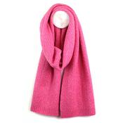 Charlotte Magenta Herringbone Knit Scarf image