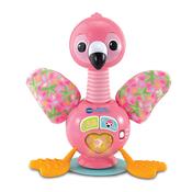 VTech Suction Cup Fluttering Flamingo | Highchair Sensory Toy
