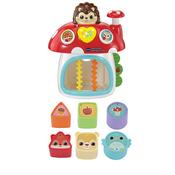 VTech Pop &amp; Play Mushroom House | Shape Sorter &amp; Peek-a-Boo Toy