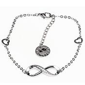 SILVER INFINITY BRACELET