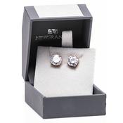ROSE GOLD LARGE STONE EARRINGS