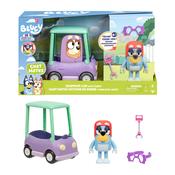 Bluey Chat Mates – Grannies Car with Janet Figure &amp; Sounds