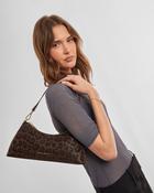 Miley Small Shoulder Bag in Chocolate Leopard image