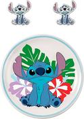 Disney Lilo and Stitch Earrings and Trinket Tray Set