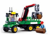 Sluban Tractor &amp; Log Trailer M38-B0778 (209 Pcs)