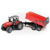 Bruder Massey Ferguson 7480 Tractor &amp; Trailer 1:16 Profi Series