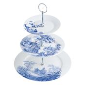 Aynsley Archive Blue Three Tier Cakestand image