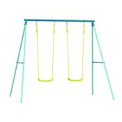 Double Metal Swing Set for Kids (3+) | TP | Ground Anchors