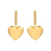 Newbridge Silverware Gold Heart Earrings | Flemings Monaghan