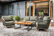 Hartman Eden 2 Seater Lounge Set in Juniper | Luxury Garden Seating