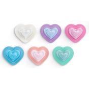 Mini Glam Heart Glitter Balm Keyring Assorted | Fleming’s
