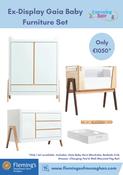 Ex-Display Gaia Baby Furniture Set | Nursery Furniture Bundle