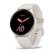Garmin Vivoactive 5
Cream gold aluminium bezel with ivory case and silicone band